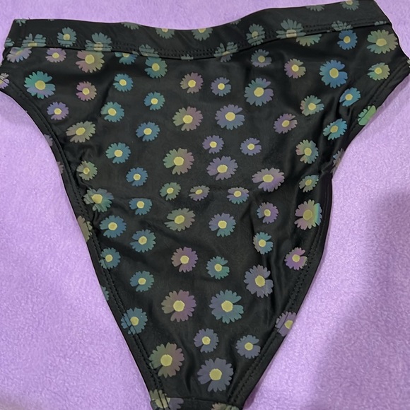 NWT UV Reactive High cut Rave Bottoms - Picture 5 of 10